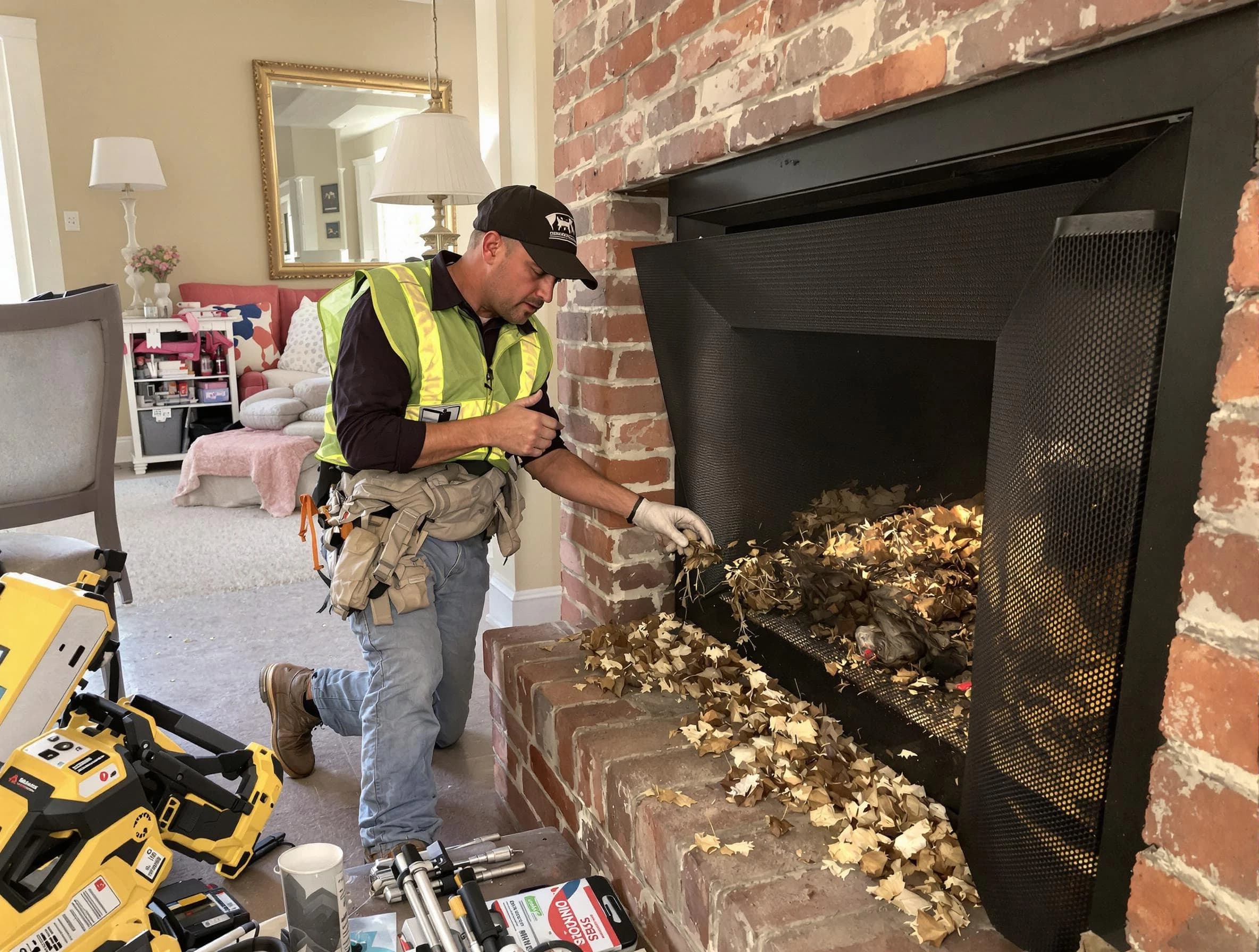 Safe screening installation by Wilkinsburg Chimney Sweep in Wilkinsburg, PA