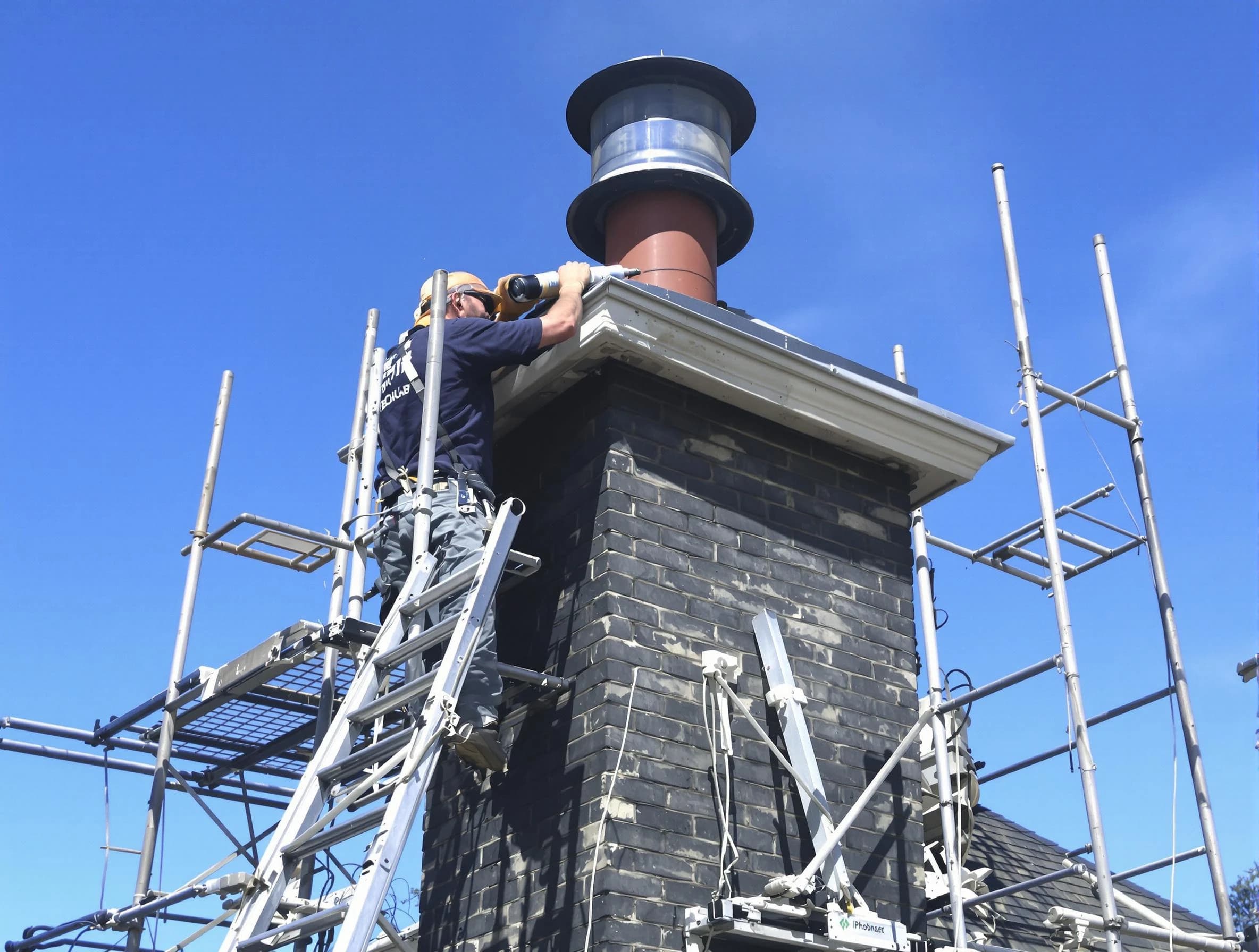 Sturdy chimney crown finished by Wilkinsburg Chimney Sweep in Wilkinsburg, PA