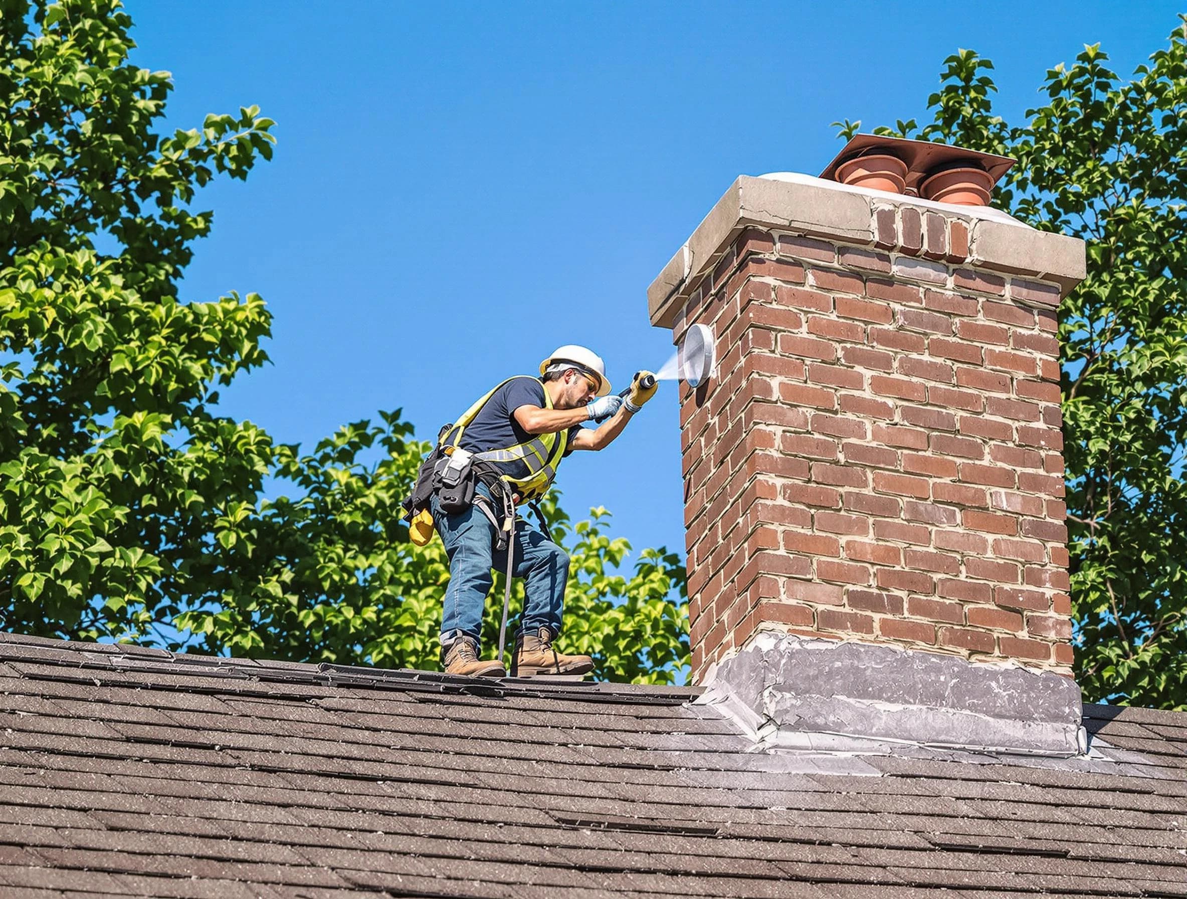 Wilkinsburg Chimney Sweep performing an inspection with advanced tools in Wilkinsburg, PA