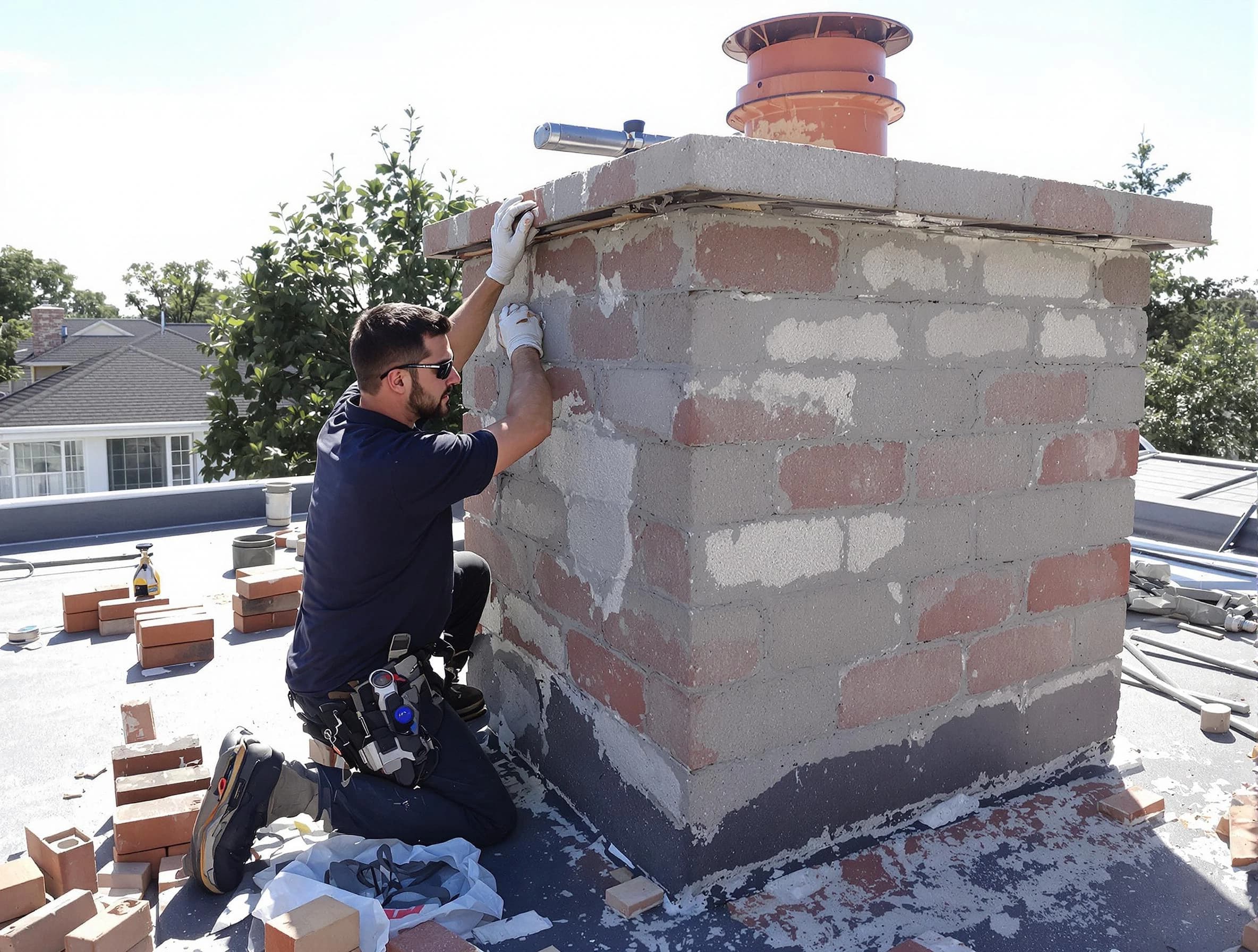 Advanced chimney repair process by Wilkinsburg Chimney Sweep in Wilkinsburg, PA
